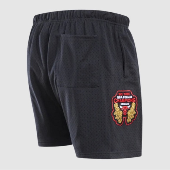 NWT PRO STANDARD CHICAGO BULLS BLACK MESH CAPSULE SHORTS Men’s Size Medium - Picture 4 of 15